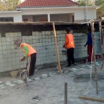 Building construction work Nusa Penida